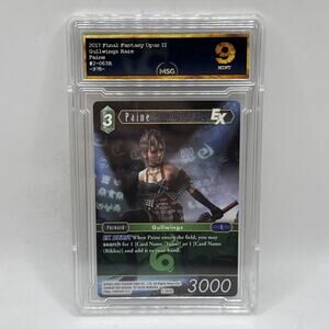FFTCG Paine - 2-063R Opus II Final Fantasy TCG Graded 9 Mint Card